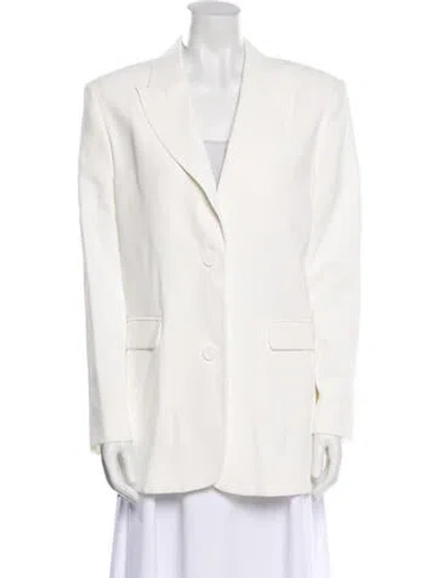 Pre-owned Iro Leather Blazer W/ Tags In White