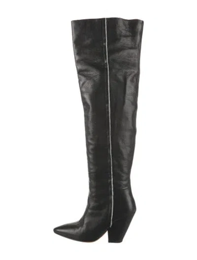 Pre-owned Iro Leather Boots In Black