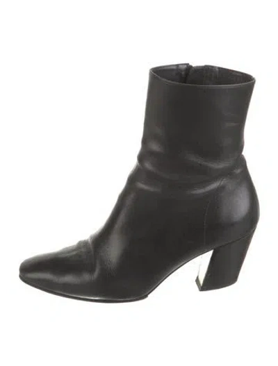 Pre-owned Iro Leather Boots In Black