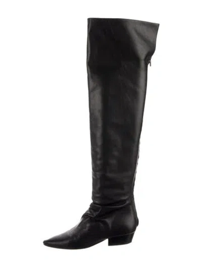 Pre-owned Iro Leather Boots In Black