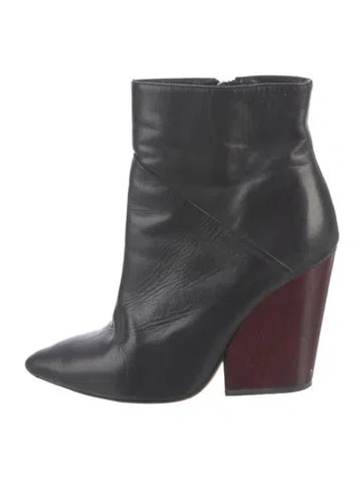 Pre-owned Iro Leather Boots In Black