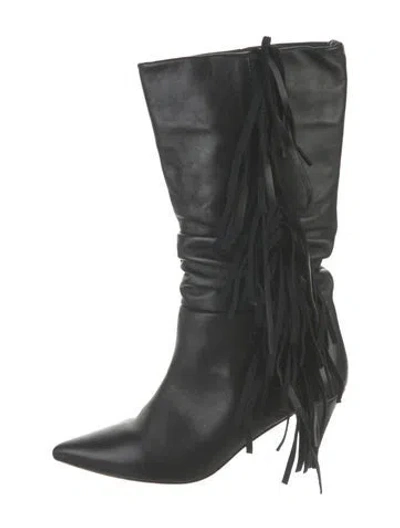 Pre-owned Iro Leather Boots In Black