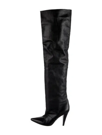 Pre-owned Iro Leather Boots In Black