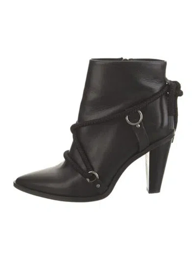 Pre-owned Iro Leather Boots In Black
