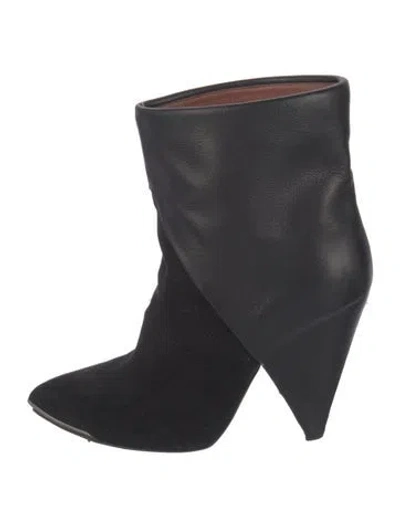 Pre-owned Iro Leather Boots In Black/blue