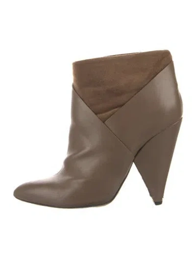 Pre-owned Iro Leather Boots In Brown