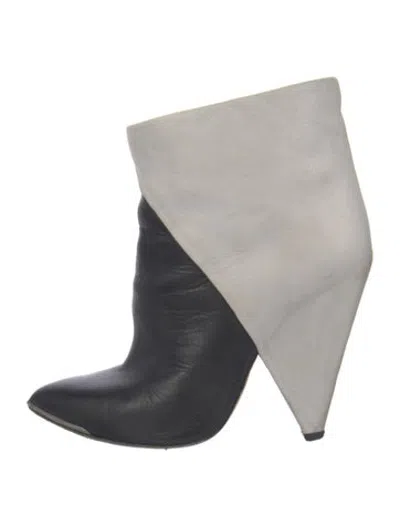 Pre-owned Iro Leather Boots In Grey