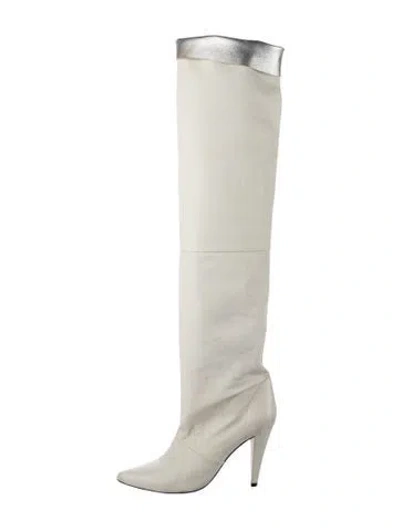 Pre-owned Iro Leather Boots In Neutral