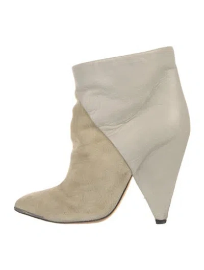Pre-owned Iro Leather Boots In Neutral