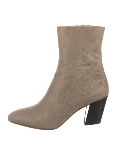 Pre-owned Iro Leather Boots In Neutrals