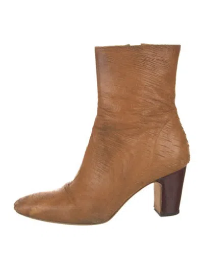 Pre-owned Iro Leather Boots In Neutrals