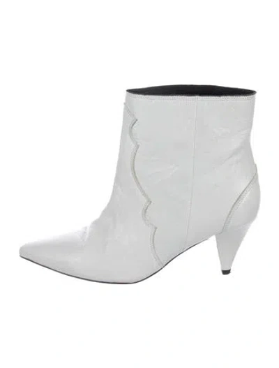Pre-owned Iro Leather Boots In White