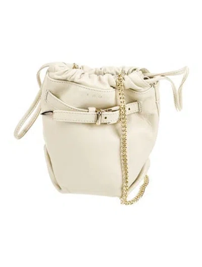 Pre-owned Iro Leather Bucket Bag In Neutral