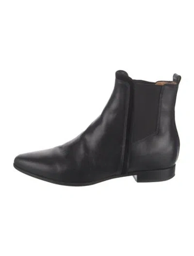 Pre-owned Iro Leather Chelsea Boots In Black