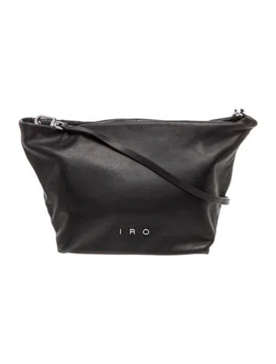 Pre-owned Iro Leather Crossbody Bag In Grey