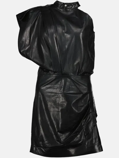 Iro Leather Dress In Black