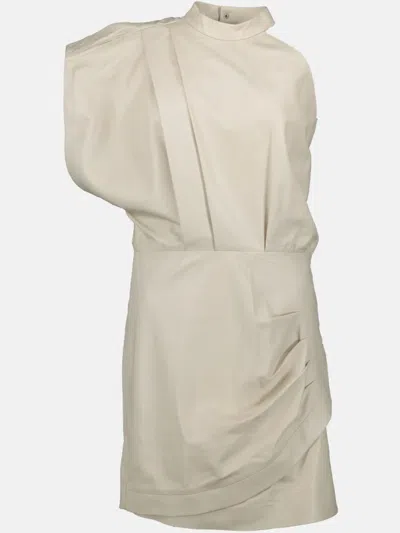 Iro Leather Dress In Neutrals