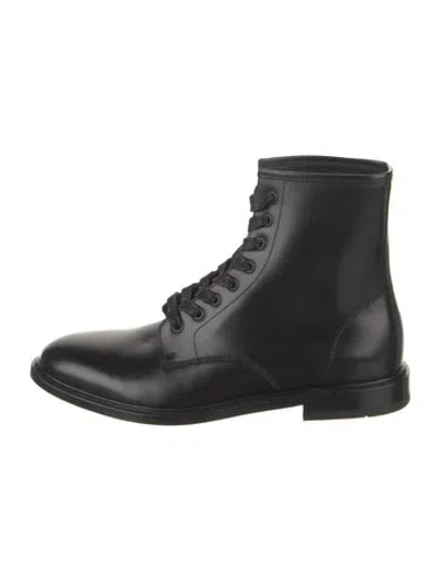 Pre-owned Iro Leather Lace-up Boots In Black