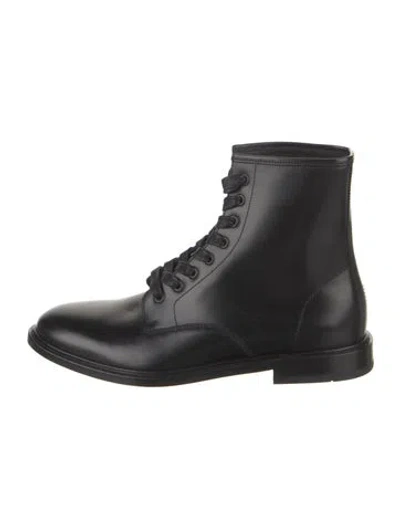 Pre-owned Iro Leather Lace-up Boots In Black