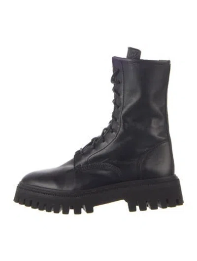 Pre-owned Iro Leather Lace-up Boots In Blue