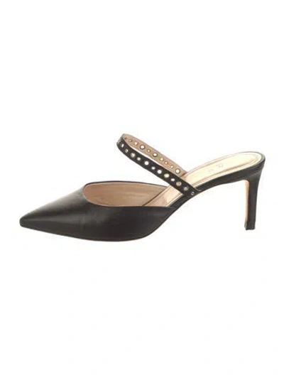 Pre-owned Iro Leather Mules In Black