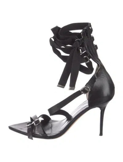 Pre-owned Iro Leather Pumps In Black