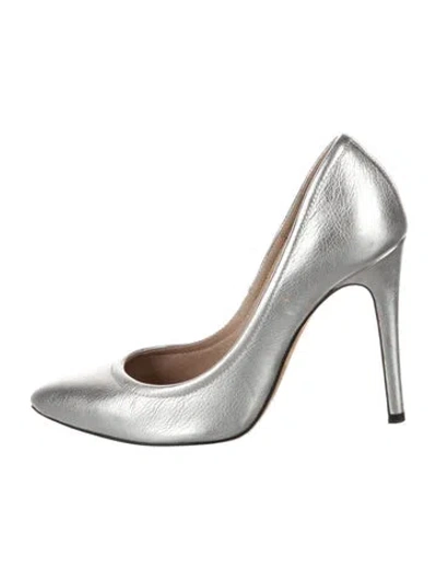 Pre-owned Iro Leather Pumps In Silver