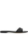 Iro Leather Sandals In Black