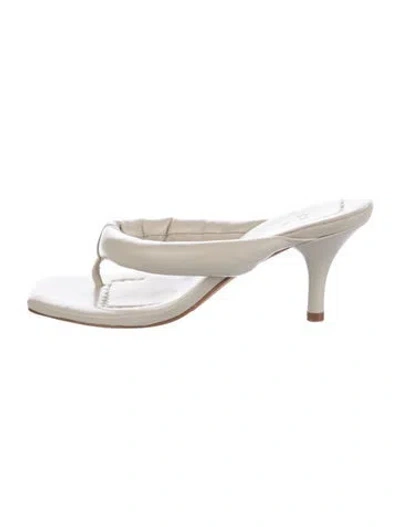 Pre-owned Iro Leather Sandals In Neutrals