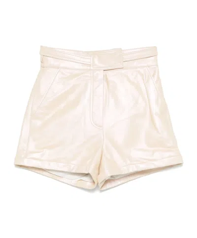 Iro Leather Shorts In Multicolor