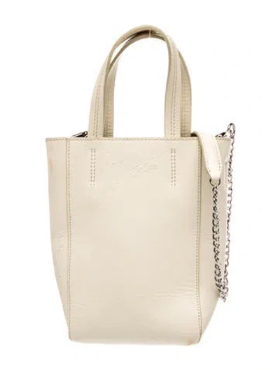 Pre-owned Iro Leather Shoulder Bag In Neutrals
