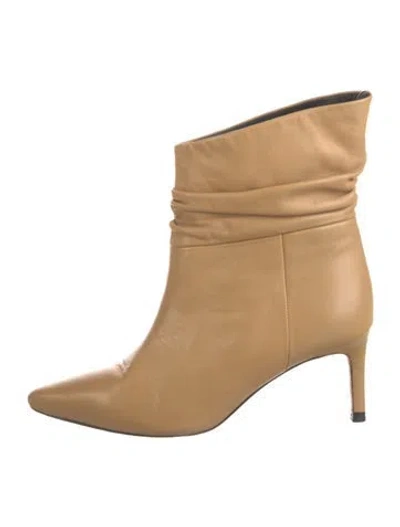 Pre-owned Iro Leather Slouch Boots In Neutrals