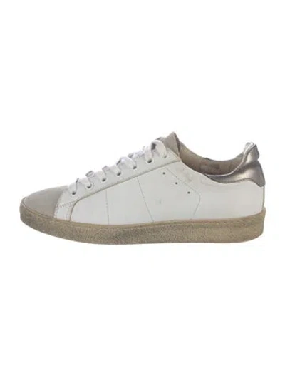 Pre-owned Iro Leather Sneakers In White