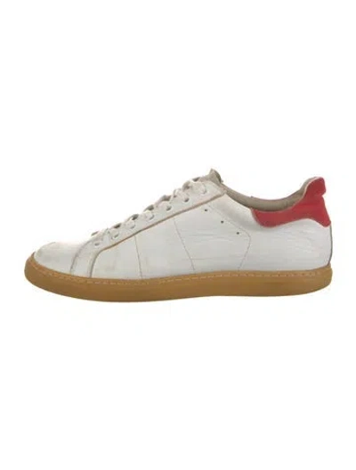 Pre-owned Iro Leather Sneakers In White