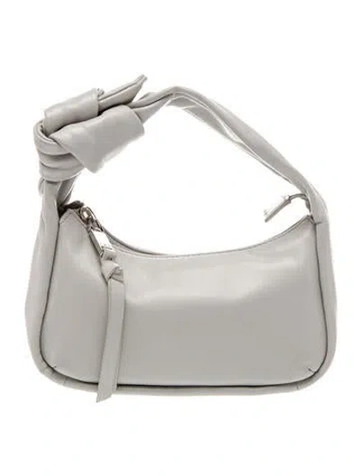 Pre-owned Iro Leather Top Handle Bag In Gray
