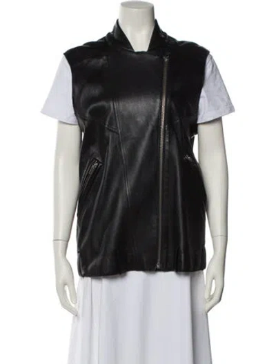 Pre-owned Iro Leather Vest In Black