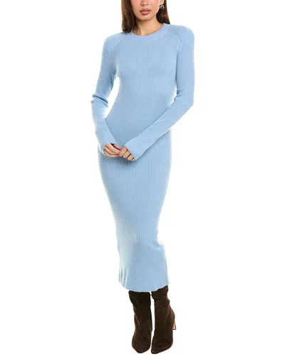 Iro Liette Cashmere Sweaterdress In Blue