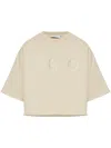 Iro Linda Logo-print Cotton T-shirt In Neutrals