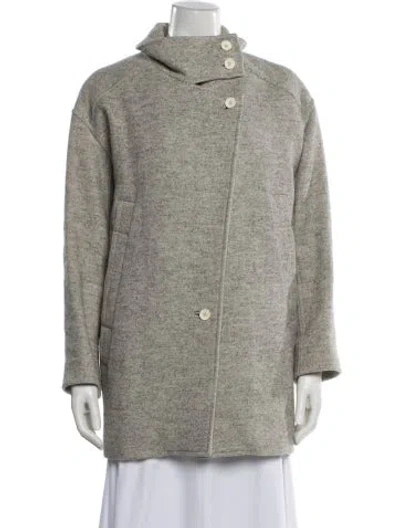 Pre-owned Iro Linen Coat In Gray