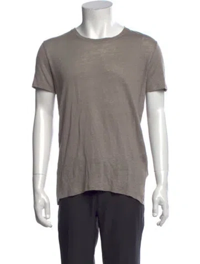 Pre-owned Iro Linen Crew Neck T-shirt In Neutrals