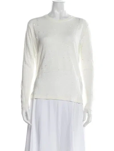 Pre-owned Iro Linen Crew Neck T-shirt W/ Tags In Neutrals