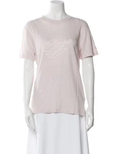 Pre-owned Iro Linen Crew Neck T-shirt W/ Tags In Pink