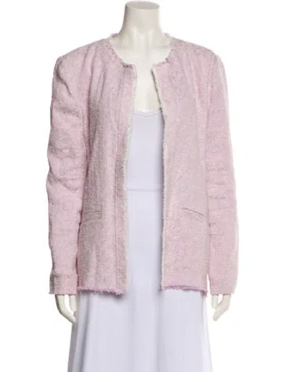 Pre-owned Iro Linen Evening Jacket In Pink