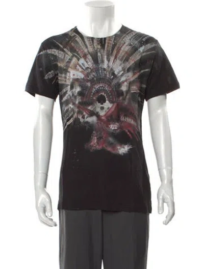 Pre-owned Iro Linen Graphic Print T-shirt W/ Tags In Black