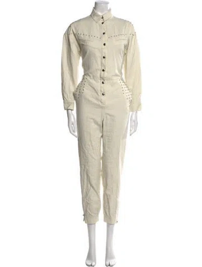 Pre-owned Iro Linen Jumpsuit In Neutral