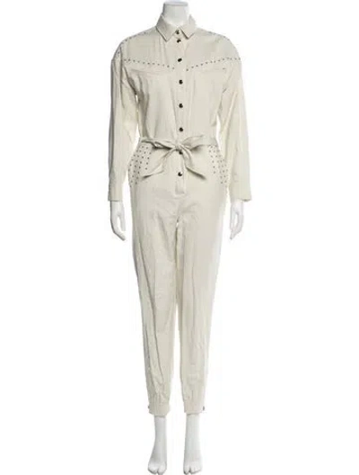 Pre-owned Iro Linen Jumpsuit W/ Tags In Neutral