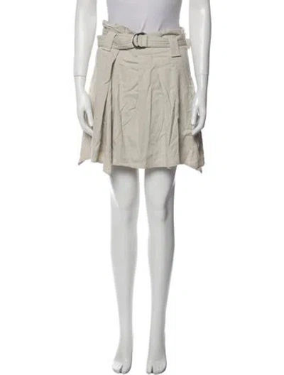 Pre-owned Iro Linen Knee-length Skirt In Neutral