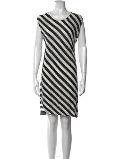 Pre-owned Iro Linen Mini Dress In Black