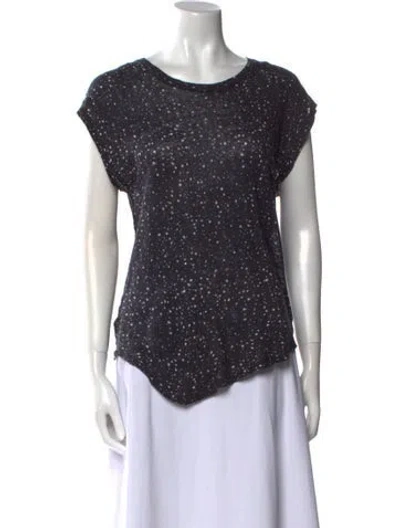 Pre-owned Iro Linen Printed T-shirt In Gray