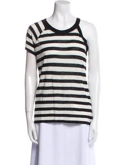 Pre-owned Iro Linen Striped Top In Multi